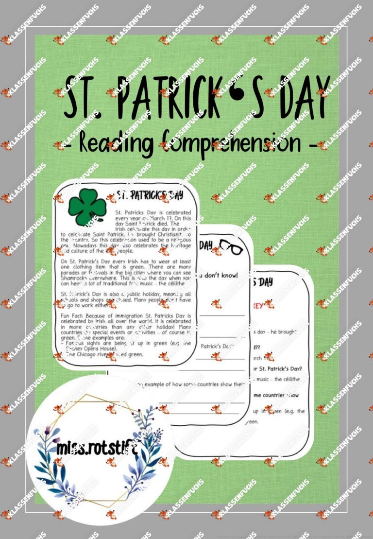 Ireland – St. Patrick’s Day – Leseverstehen